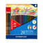 Farebné ceruzky, šesťhranné, STAEDTLER "Noris Colour", 20+4 rôznych farieb
