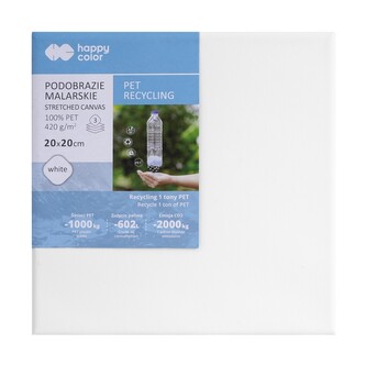 Malířské plátno Happy Color 20x20 cm na rámu - recyklovaný PET