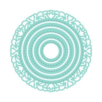 Zestaw wykrojników - Koła z ornamentem 5szt