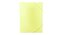 Teczka z gumką A4 PP pastel żółta
