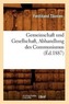Gemeinschaft Und Gesellschaft, Abhandlung Des Communismus (Éd.1887)