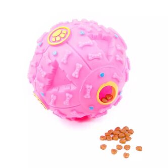 Plastový míček ChewFood S Růžová