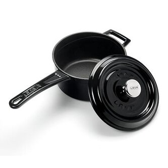 Rendlík litinový, černý, obsah 1,35 l,  Ø 16 cm LAVA Metal Rendlík litinový, černý, obsah 1,35 l,  Ø 16 cm LAVA Metal