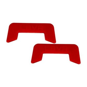 Úchytky silikonové červené LAVA Metal