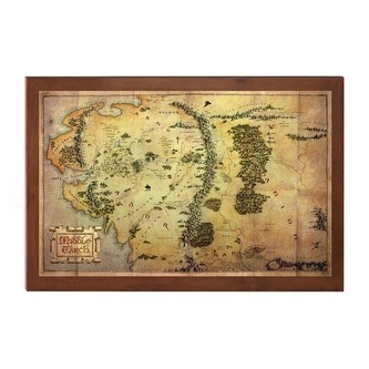 Replika Replika Pán Prstenů - Mapa Středozemě