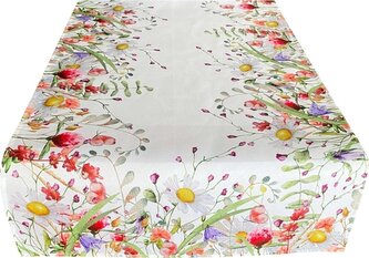 Vzorovaný ubrus - běhoun na stůl SPRING MEADOW I.  50x100 cm Mybesthome