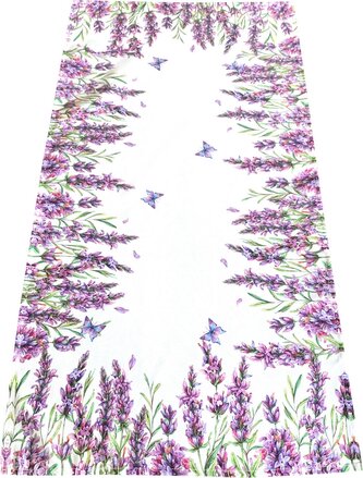 Vzorovaný ubrus - běhoun na stůl LAVENDA 50x100 cm Mybesthome