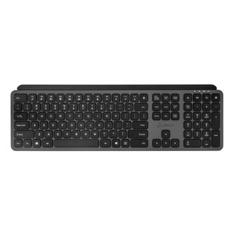SBOX bezdrátová BT membránová klávesnice, Bluetooth a 2,4GHz, CZ/SK, černá/šedá  (WK-26 CZ/SK) SBOX bezdrátová BT membránová klávesnice, Bluetooth a 2,4GHz, CZ/SK, černá/šedá  (WK-26 CZ/SK)