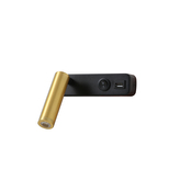 Immax GOAL USB + VYPÍNAČ designové nástěnné LED svítidlo 3W,BLACK+GOLD