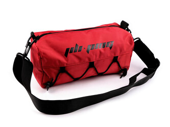 Taška crossbody sportovní 26x13 cm - 1 ks - 1 červená