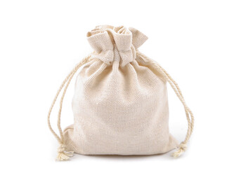 Dárkový pytlík 9x12 cm lněný - 50 ks - režná světlá