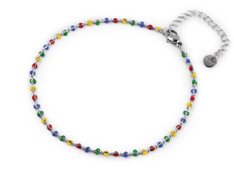 Náramek na kotník z nerezové oceli - 1 ks - 5 multikolor