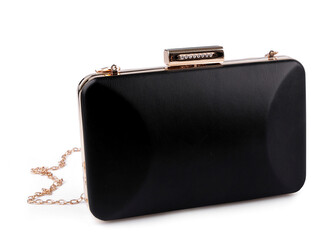 Kabelka - psaníčko s broušenými kamínky - 1 ks - 6 černá