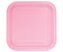 Talerzyki papierowe jasnoróżowe 23cm 14szt