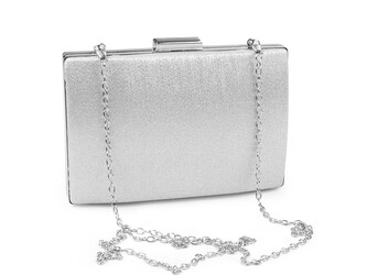 Kabelka - psaníčko metalické - 1 ks - 1 stříbrná Kabelka - psaníčko metalické - 1 ks - 1 stříbrná