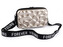 Dámská skořepinová kabelka / pouzdro crossbody s popruhem 18x11 cm - 1 ks - 1 stříbrnobéžová metalic