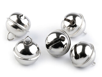 Rolničky Ø20 mm - 50 ks - 1 stříbrná