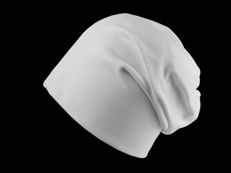 Bavlněná čepice / nákrčník unisex - 1 ks - 1 bílá čepice