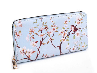 Dámská peněženka 9,5x19 cm - 1 ks - 3 modrá světlá