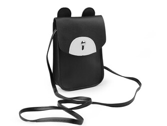 Dívčí kabelka crossbody 12x18 cm - 1 ks - 2 černá