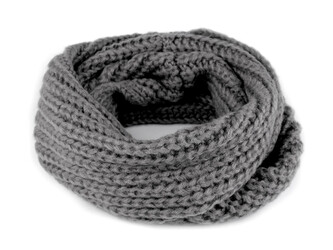 Pletený nákrčník - 1 ks - 1 šedá