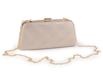 Kabelka - psaníčko - 1 ks - 1 zlatá sv. zlatá