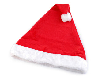 Vánoční čepice - 1 ks - 1 červená