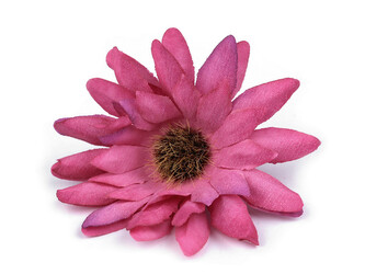 Umělý květ gerbera Ø6,5 cm - 10 ks - 3 fialovorůžová