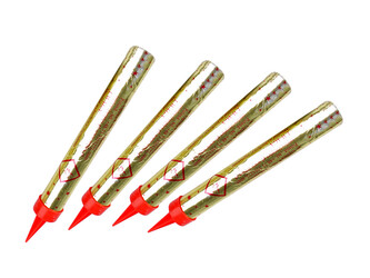 Dortová fontána 12 cm - 4 ks - zlatá