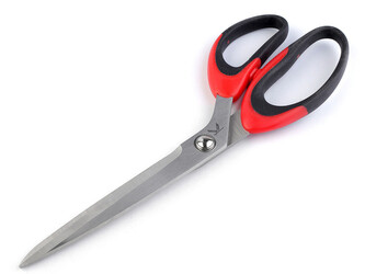 Nůžky Solingen délka 24,5 cm - 1 ks - červená