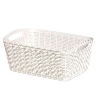 BAMA Košík univerzální plastový LA CANESTRINA, bílá