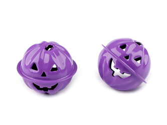 Rolnička dýně halloween Ø30, 40 mm - 10 ks - 7 (Ø40 mm) fialová