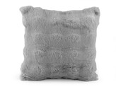 Povlak na polštář kožešinový 45x45 cm - 1 ks - 4 šedá světlá