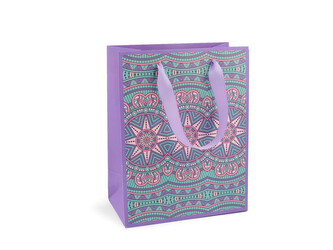 Dárková taška mandala - 12 ks - 4 fialová