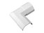 Rohová přípojka lišty GOOBAY 90782 White