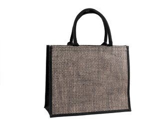 Jutová taška s chevronovým vzorem 42x33 cm - 1 ks - režná přírodní