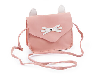 Dívčí kabelka crossbody 13x17 cm - 1 ks - 1 pudrová