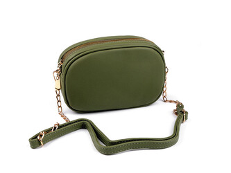 Dámská / dívčí kabelka crossbody 13,5x20 cm - 1 ks - 5 zelená khaki