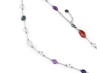 Náhrdelník z nerezové oceli - 1 ks - 4 multikolor