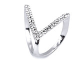 Spona / průvlek na šátek s broušenými kamínky - 1 ks - crystal platina