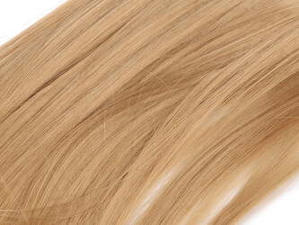 Vlasový příčesek s vlásenkou a stuhou - 1 ks - 1 blond