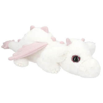 Plyšová postavička draka Top Model, Bílo-růžový