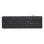 Powerton WPK102, Slim klávesnice CZ/SK, klasická, drátová (USB), černá, tichá