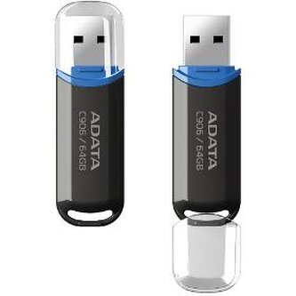 ADATA Flash Disk 64GB C906, USB 2.0 Classic, černá