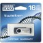 Goodram USB flash disk, USB 2.0, 16GB, UTS2, černý, UTS2-0160K0R11, USB A, s otočnou krytkou