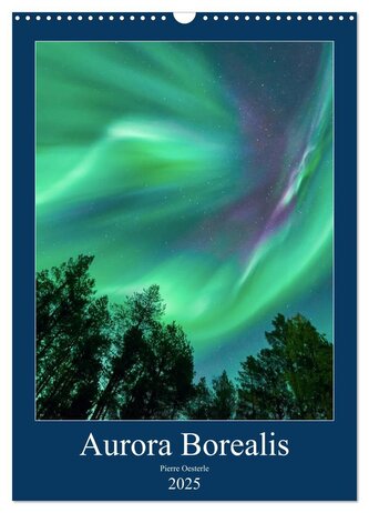 Aurora Borealis en Scandinavie (Calendrier mural 2025 DIN A3 horizontal), CALVENDO calendrier mensuel