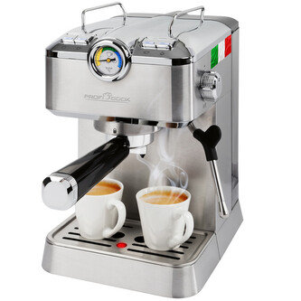 ProfiCook ES-KA 1267 espresso 2v1 (20 barů),pákové, nástavec na kapsle ProfiCook ES-KA 1267 espresso 2v1 (20 barů),pákové, nástavec na kapsle