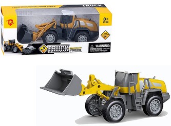 Stavební stroj na setrvačník; 25x9x9cm,,