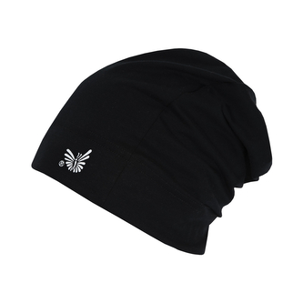 Jarní čepice spadená Black; Barva: černá; Velikost: 44
