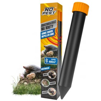 NO Pest Odpuzovač krtků a hrabošů Sonic Shock 800m2